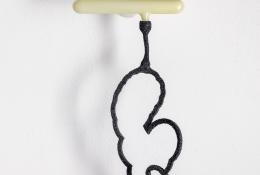 Richard Meitner - Schizzi Selvaggi 9 (Mickey) - glass, stoving lacquer, thermoplastic, carborundum - 43 x 30 x 14cm - unique piece