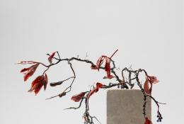 Lilla Tabasso (Milan IT, 1973), Marble series, Unique pieces, Milan, 2025, Murano glass lamp-worked by the artist, marble