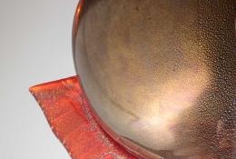 Solstizio da Mar (Orange and Blue), 2006-25, Unique piece, Hanging light sculpture with 6 arms, Hand-blown glass by Maestro Andrea Zilio, Murano, h 100 x Ø 160 cm, ph: F. Allegretto