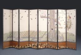 Paul Noble, NEST, 2004, Embroidered screen with appliqué work, beads, marquetry © The Artist