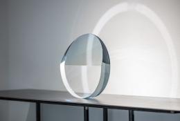 Václav Cigler: GEOMETRIE  Plated Horizon  Optical glass  ph. Enrico Fiorese