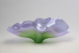 Toots Zynsky (Boston MA, USA, 1951), Sonata, Unique piece, Providence, 2025, Filet-de-verre: thermoformed Murano glass, threads hand-worked by the artist