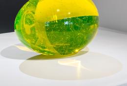 Václav Cigler: GEOMETRIE  Uran Egg  Optical glass  ph. Enrico Fiorese