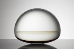 Vaclav Cigler (Vsetín CZ, 1929 - Prague CZ, 2026), Panorama III, Unique piece, Prague, 1970-2020, Cast and hand-ground clear optical glass,vacuum metal plating