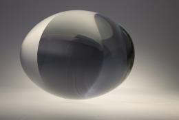 Václav Cigler Sphere (Day and night) Unique work Optical Crystal H. 40 X 50 cm 2013 Courtesy: Caterina Tognon, Venezia