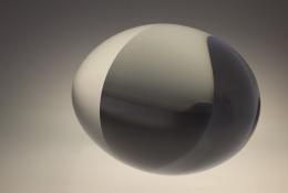 Vàclav Cigler Sphere (Day and night) Unique piece Czech Republic, 2013 H 40 X 50 cm Optical Chrystal Courtesy: Caterina Tognon, Venezia