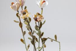 Lilla Tabasso (Milan IT, 1973), Marble series, Unique pieces, Milan, 2025, Murano glass lamp-worked by the artist, marble