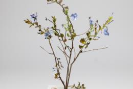 Lilla Tabasso (Milan IT, 1973), Marble series, Unique pieces, Milan, 2025, Murano glass lamp-worked by the artist, marble