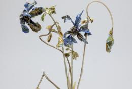 Lilla Tabasso (Milan IT, 1973), Marble series, Unique pieces, Milan, 2025, Murano glass lamp-worked by the artist, marble