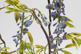 Lilla Tabasso (Milan IT, 1973), Marble series, Unique pieces, Milan, 2025, Murano glass lamp-worked by the artist, marble