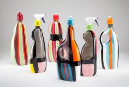 Maria Grazia Rosin  Series Detergens - Mondrian & Materasse  Venice  1992/2016  Unique Works  Hand-blown Glass  Master blower Andrea Zilio, Murano  Courtesy Caterina Tognon 