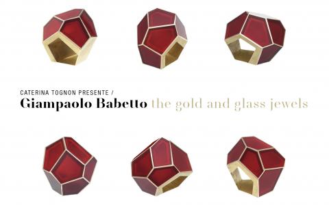 Giampaolo Babetto. The gold and glass jewels